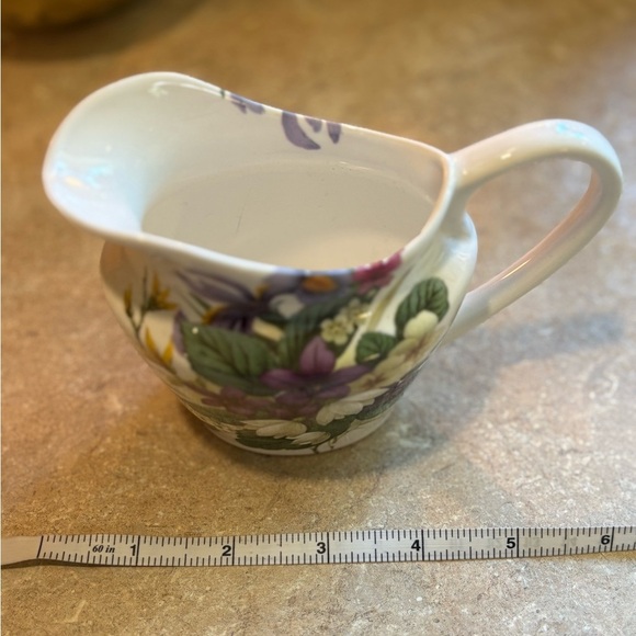 P.S. Fine Bine China Floral Ceramic Pitcher, made in England - Picture 5 of 8